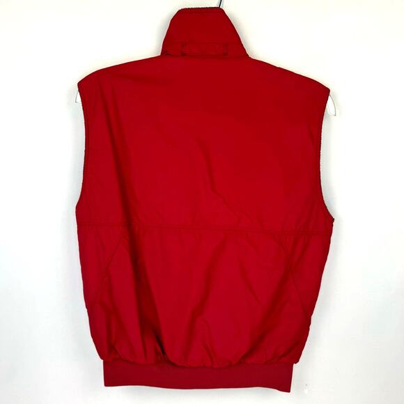VTG PATAGONIA | Red 90s Puffer Fleece Lined Mock Neck Vest | Men's Small - Picture 2 of 9